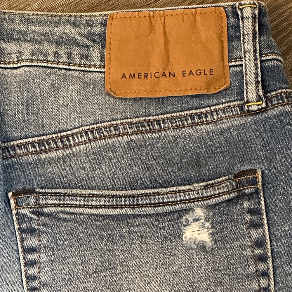 American Eagle Outfitters Light Blue Jean Shorts - Picture 5 of 9